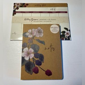 Kelly Green Journal & Desk Pad